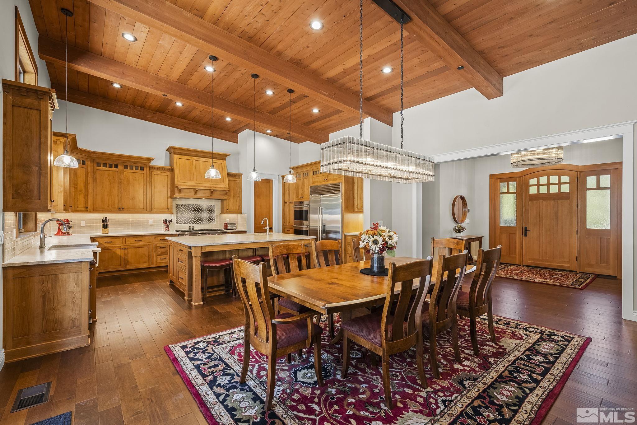 119 Five Creek Road Gardnerville, NV 89460 - Photo 9 of 40 a view of a dining room with furniture