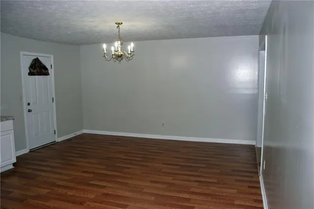 wooden floor in an empty room