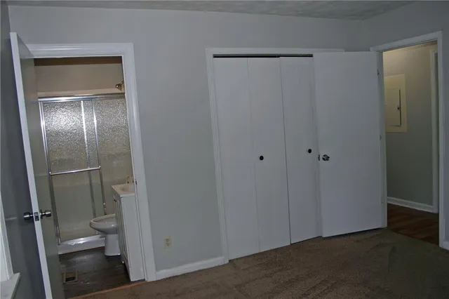 a view of an empty room