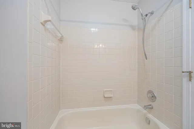 a close up of a bathtub