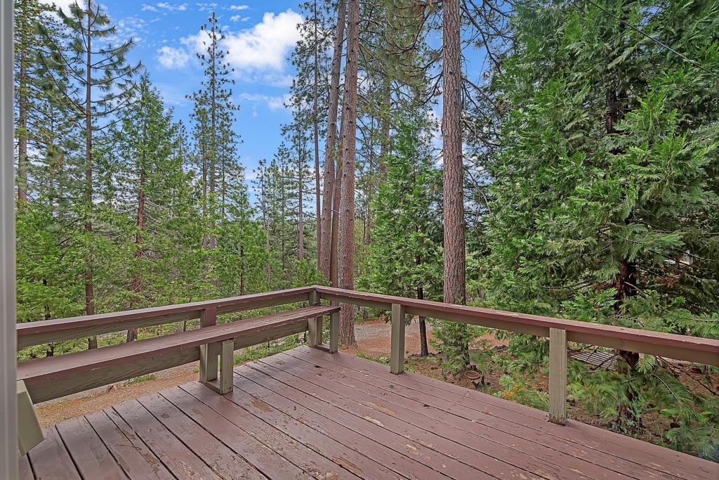 1753 Lightning Lane Arnold, CA 95223 - Photo 34 of 46 a view of balcony with deck and outdoor seating