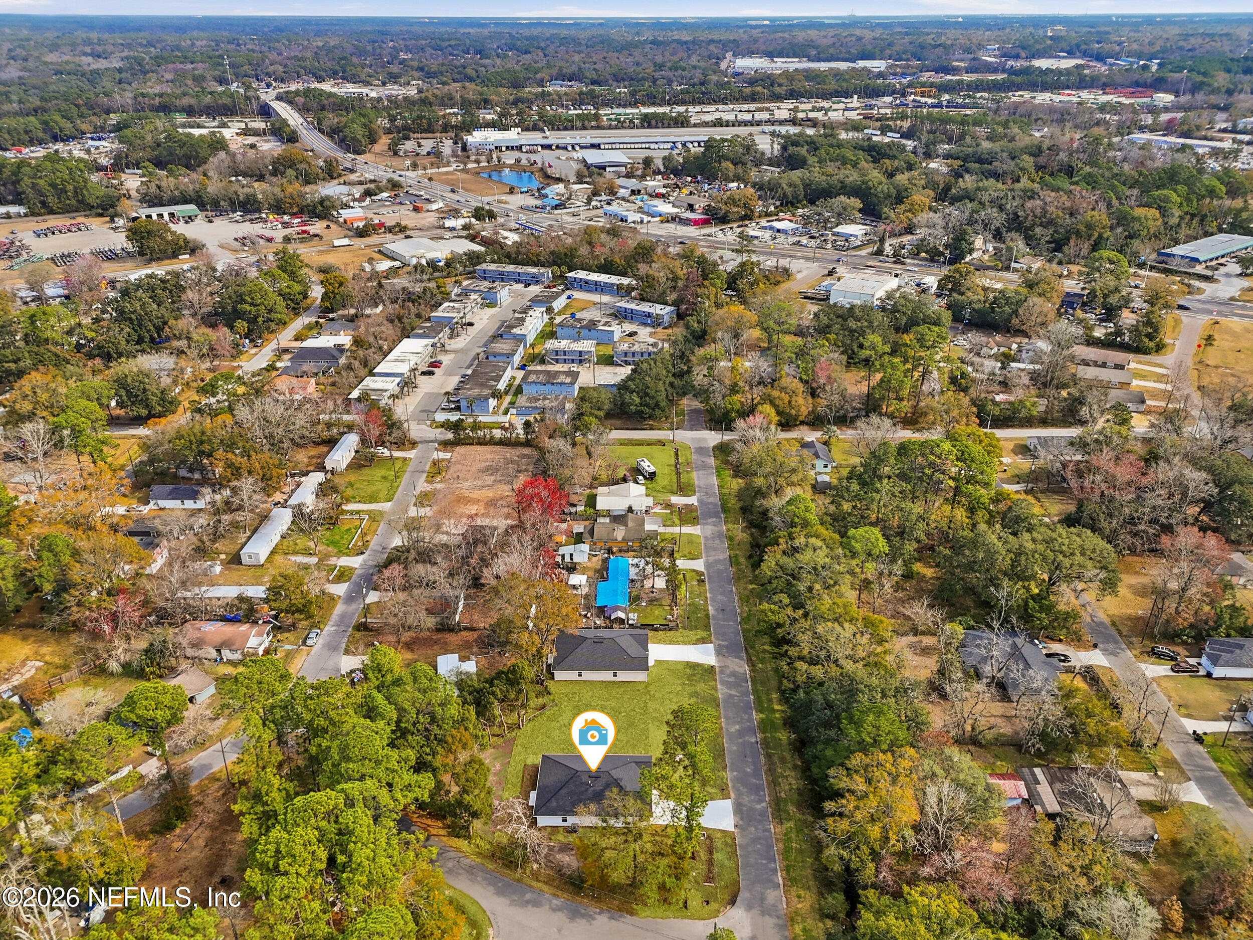 5259 Shenandoah Avenue Jacksonville, FL 32254 - Photo 29 of 51 an aerial view of residential houses with city view