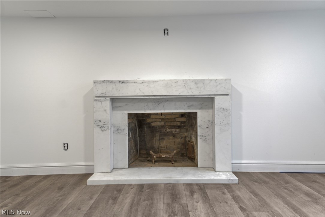 4891 Countryside Road Cleveland, OH 44124 - Photo 29 of 34 Interior details with a premium fireplace and hardwood / wood-style flooring