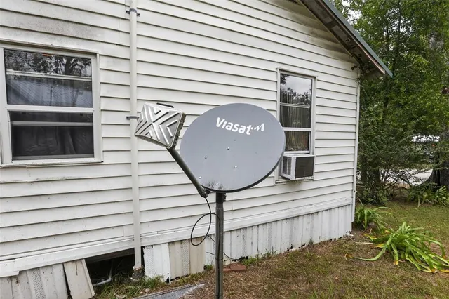 a view of outdoor space with seating area