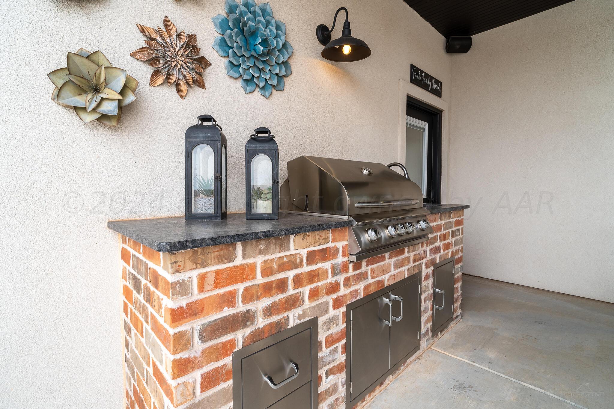 4251 Wildcat Springs Road Amarillo, TX 79119 - Photo 54 of 67 4251 Wildcat Springs - Outdoor Kitchen 4