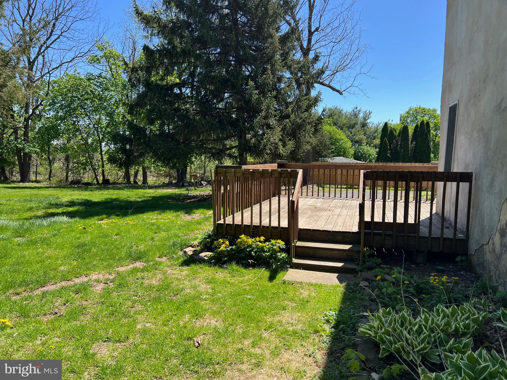 244 A Durham Road Ottsville, PA 18942 - Photo 3 of 4 a view of a deck with a yard