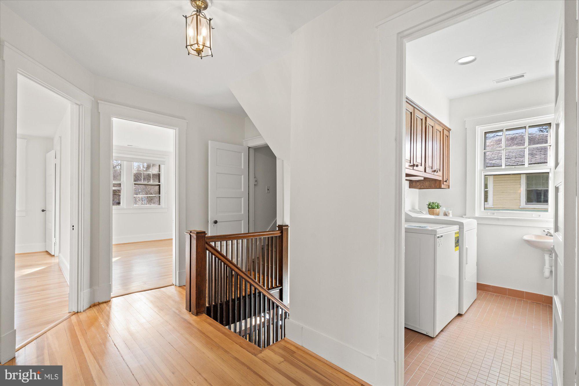 3803 Taylor Street Chevy Chase, MD 20815 - Photo 17 of 35 a view of a hallway with an entryway and livingroom