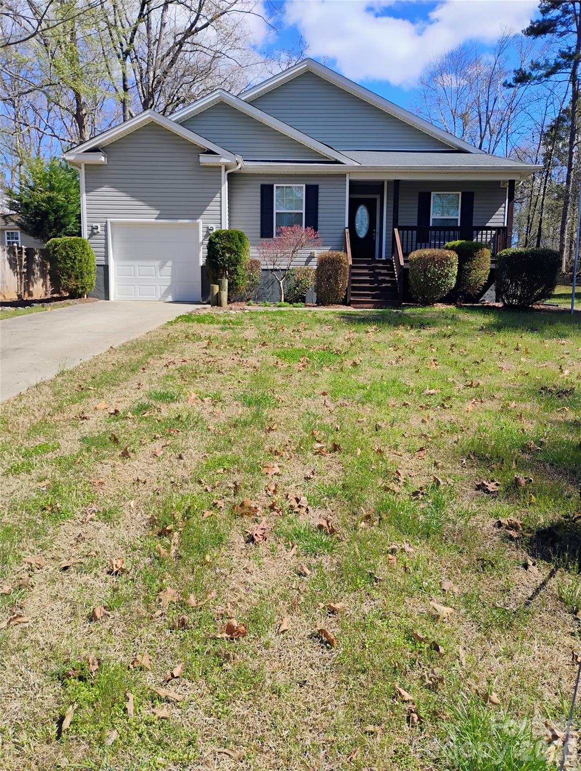 3968 Kiser Island Road Terrell, NC 28682 - Photo 20 of 25 a view of a yard in front of a brick house