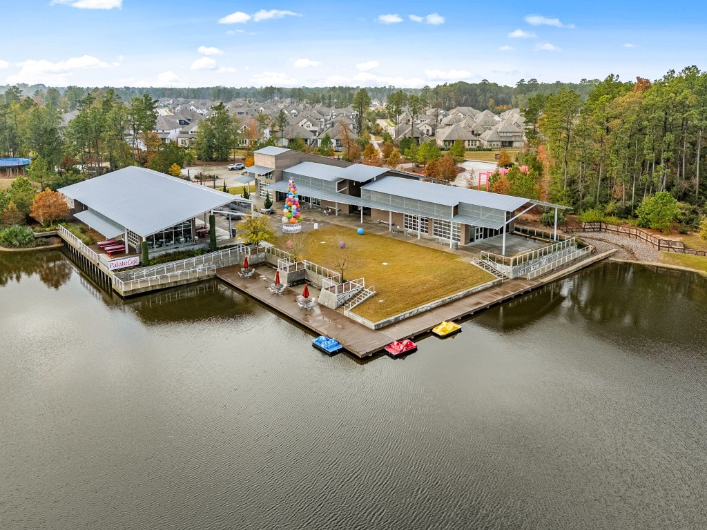 15500 Leopard Lily Lane Conroe, TX 77302 - Photo 48 of 50 an aerial view of a house with pool table and chairs