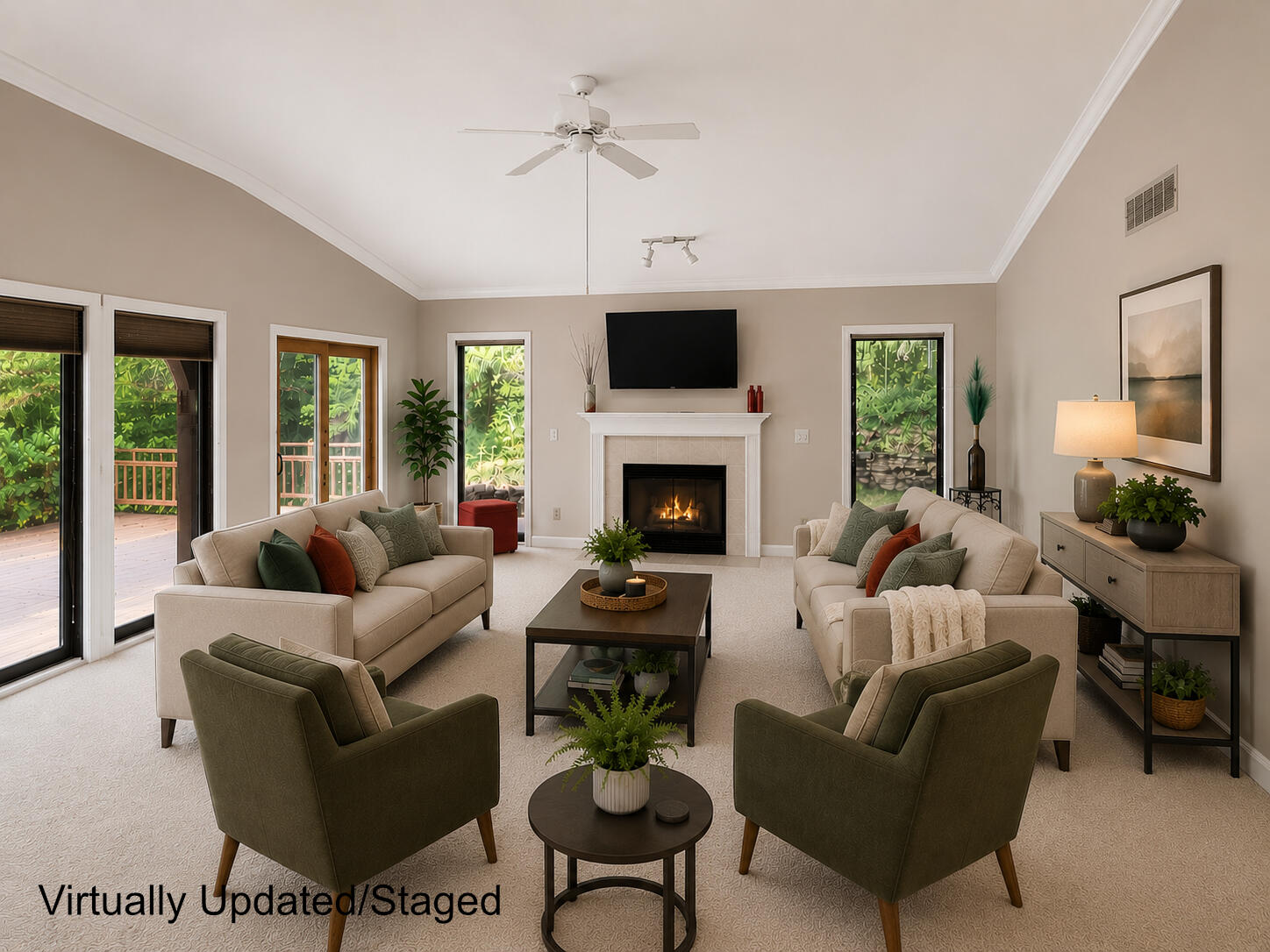 17871 North Fruitport Road Spring Lake, MI 49456 - Photo 7 of 38 Living Room Virtually Staged 1