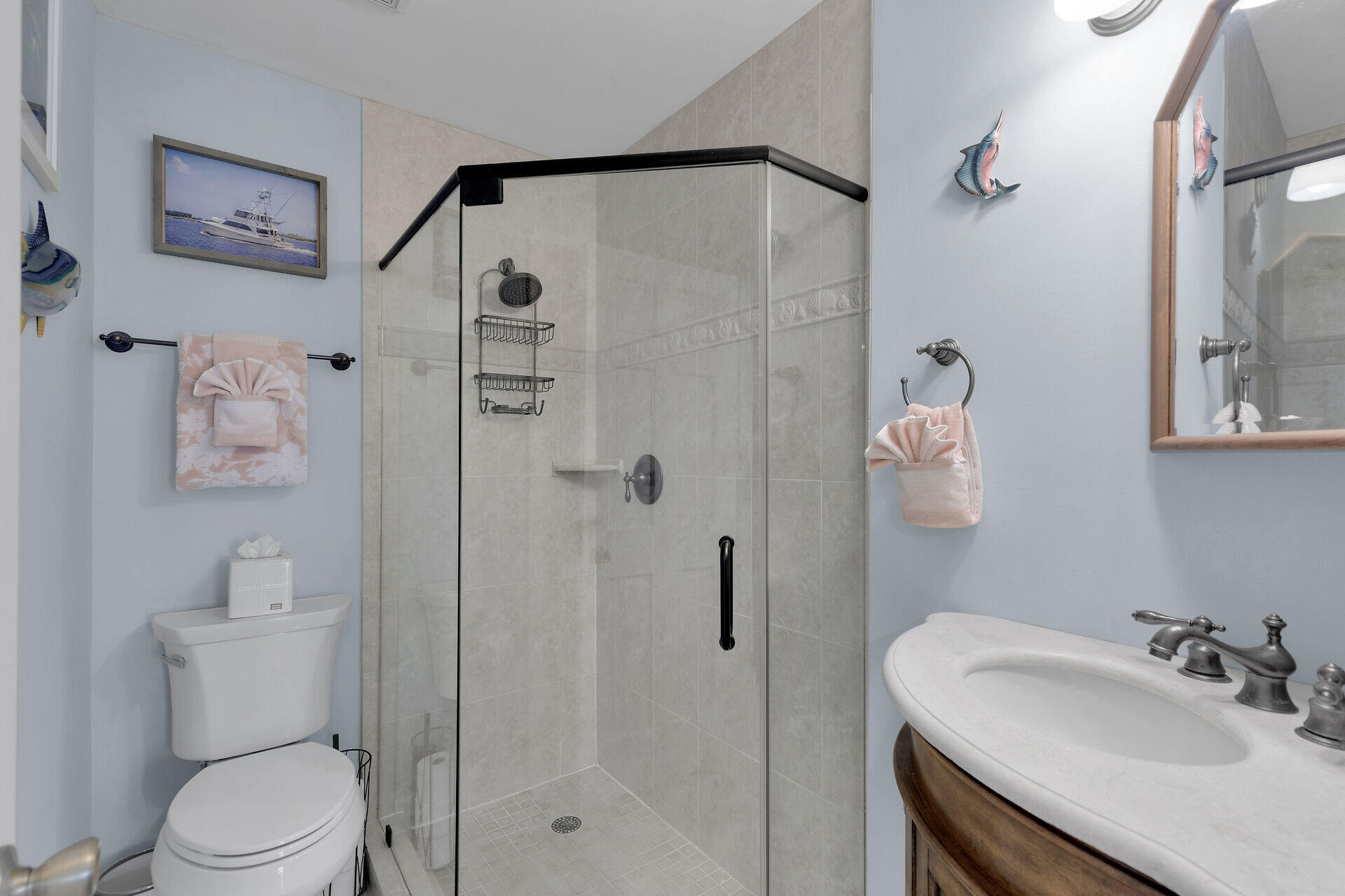 651 9th Street Key Colony Beach, FL 33051 - Photo 32 of 53 a bathroom with a sink toilet and shower