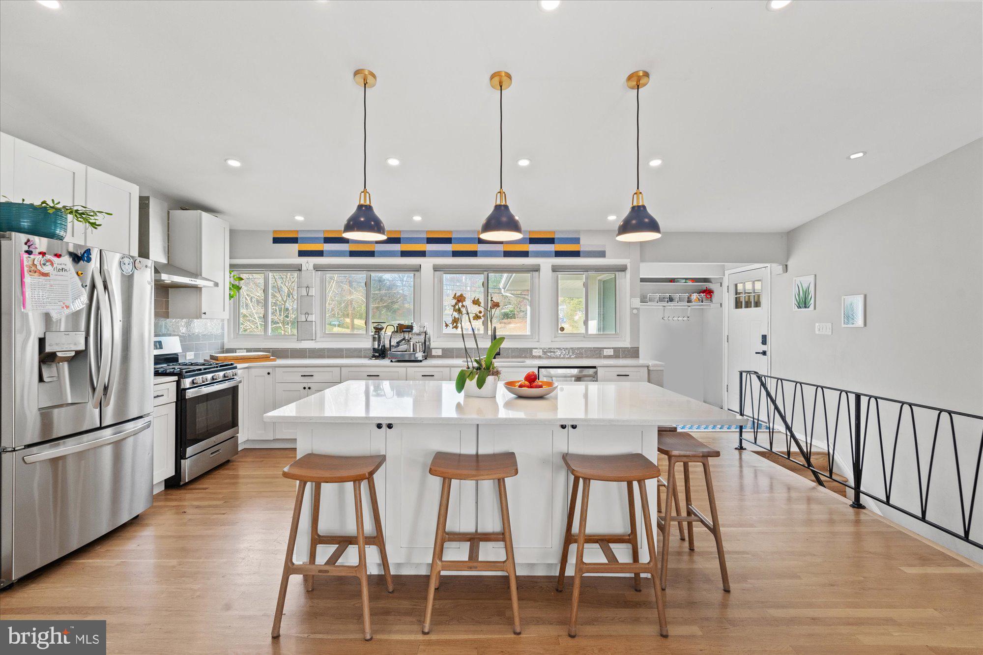 13501 Collingwood Terrace Silver Spring, MD 20904 - Photo 7 of 30 Wall of windows in kitchen