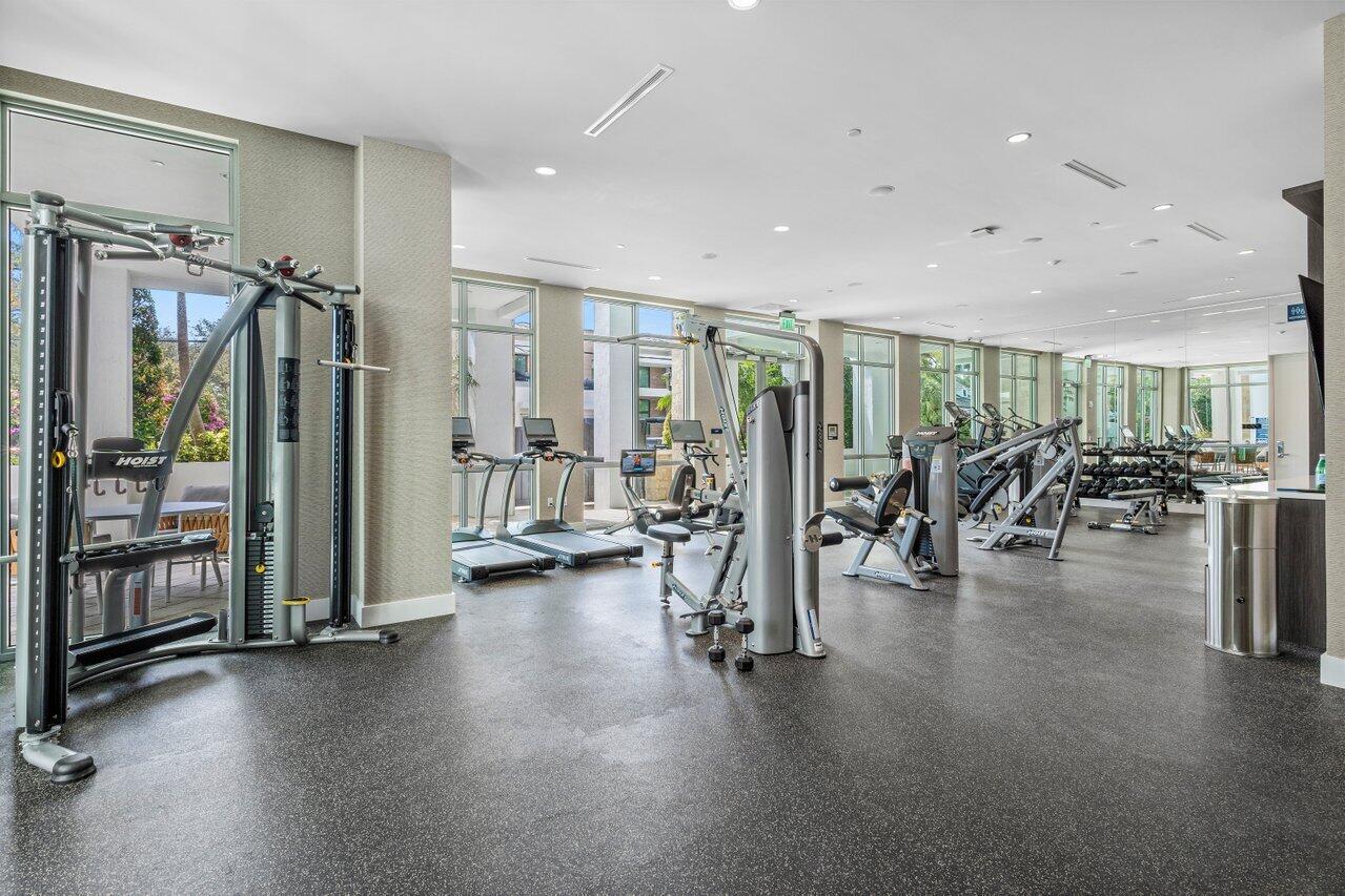 495 East Royal Palm Road, Unit 402 Boca Raton, FL 33432 - Photo 59 of 72 a view of a room with gym equipment