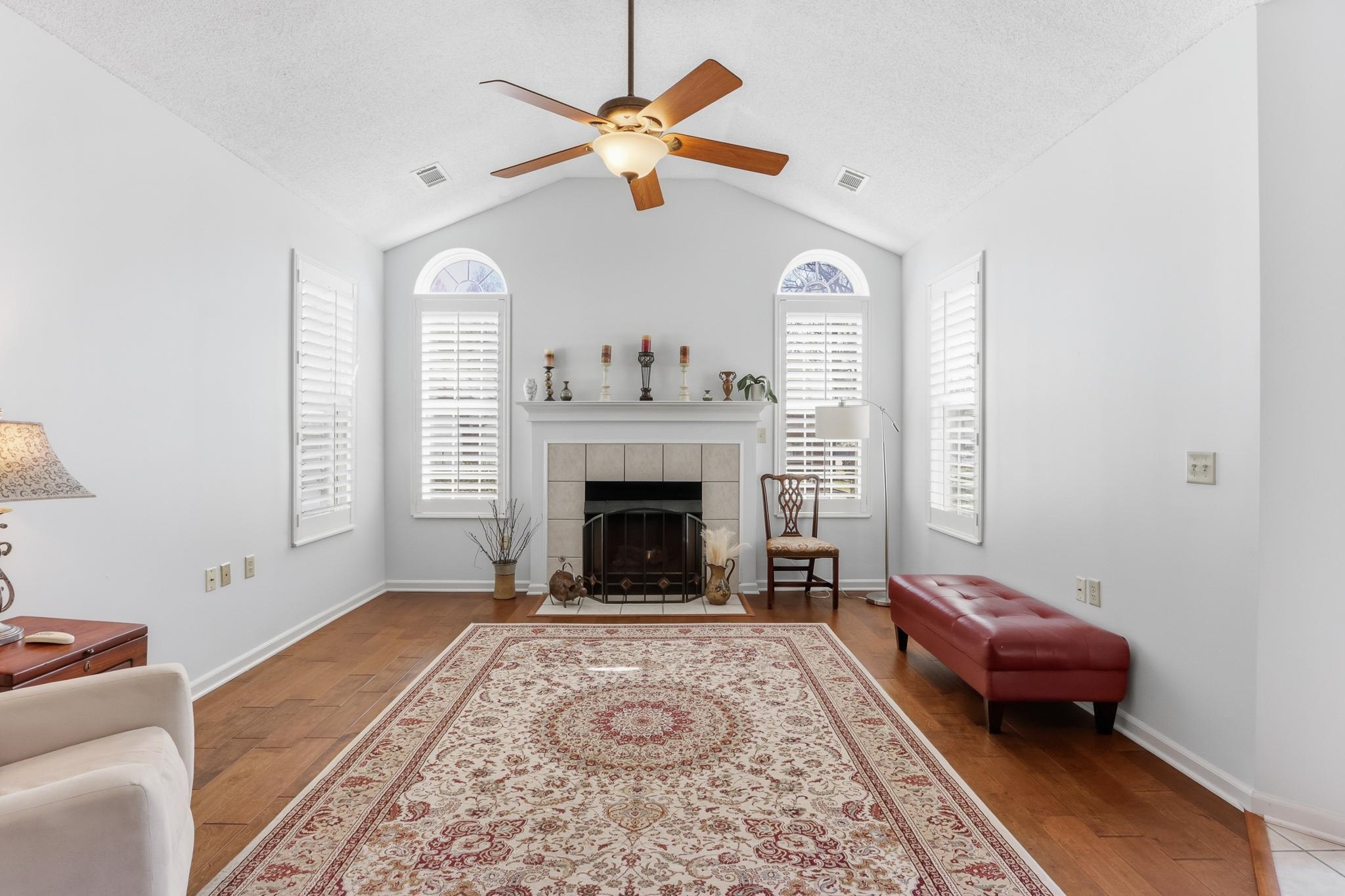 1075 Oak Timber Circle, Unit 69 Collierville, TN 38017 - Photo 10 of 35 a living room with furniture and a fireplace