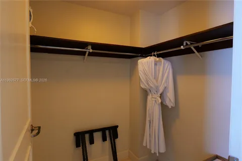 a view of walk in closet