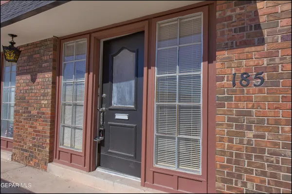a view of a door