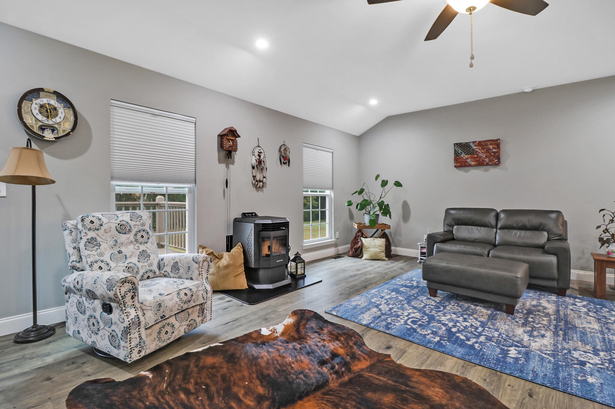 1095 Fugate Road Evensville, TN 37332 - Photo 8 of 50 a living room with furniture a fireplace and a chandelier