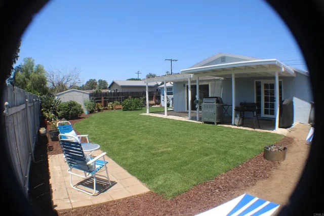 a view of a house with garden