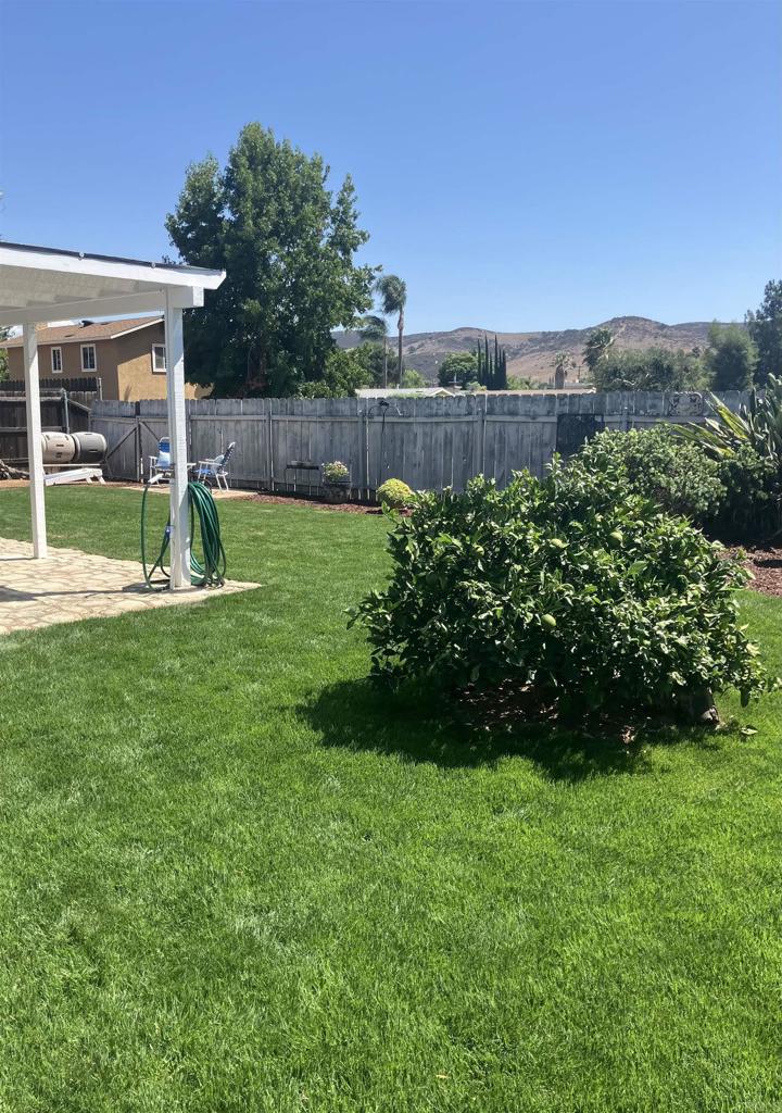 14417 Springvale Street Poway, CA 92064 - Photo 13 of 14 a view of a backyard with plants and a garden