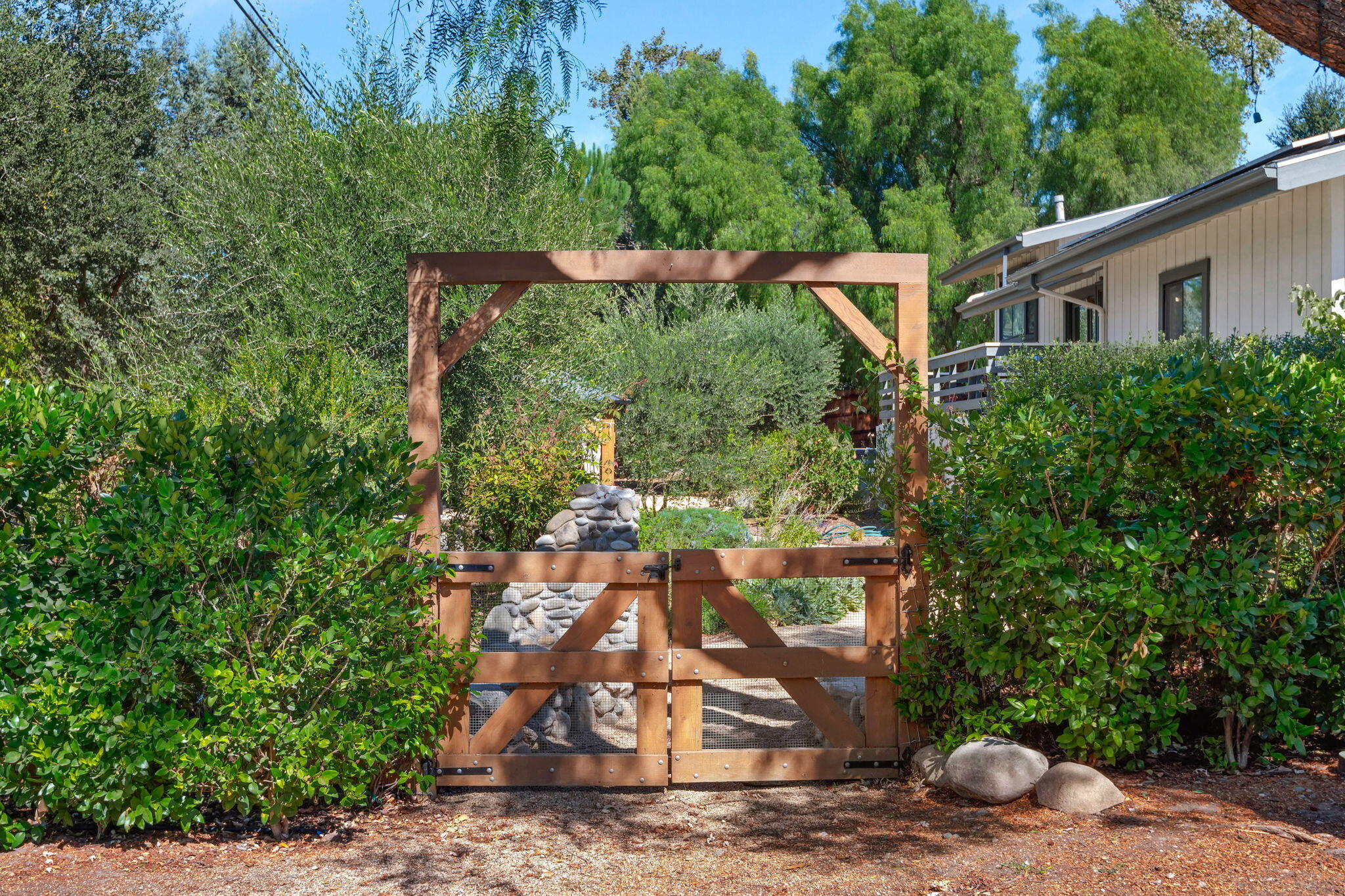 2455 Lucca Avenue Los Olivos, CA 93441 - Photo 19 of 37 a view of a wooden street from a balcony