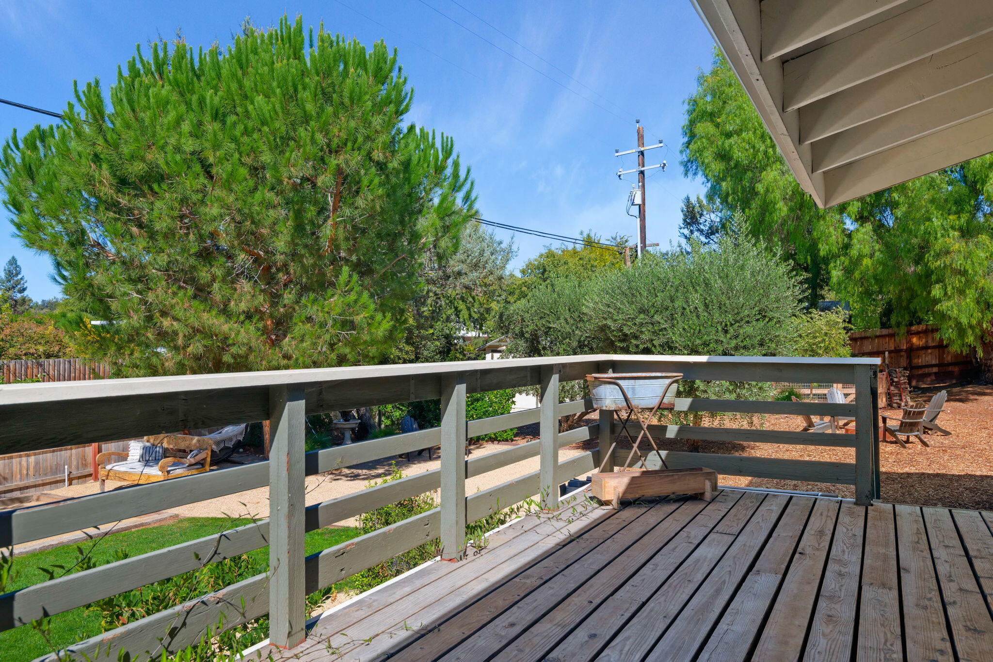 2455 Lucca Avenue Los Olivos, CA 93441 - Photo 21 of 37 a view of balcony with wooden floor and fence