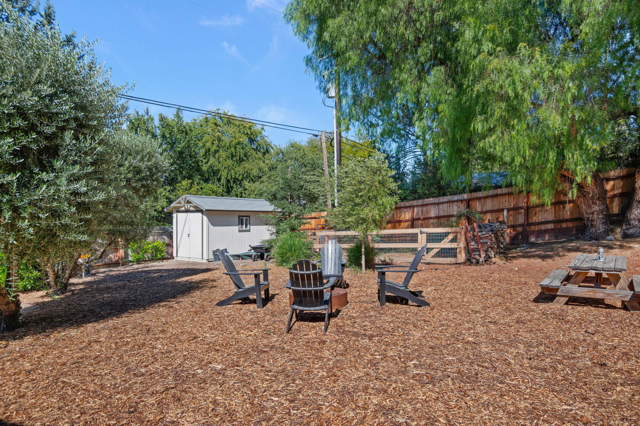 2455 Lucca Avenue Los Olivos, CA 93441 - Photo 31 of 37 a view of a backyard with sitting area