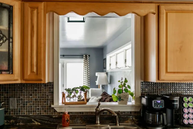 a view of an empty room with window