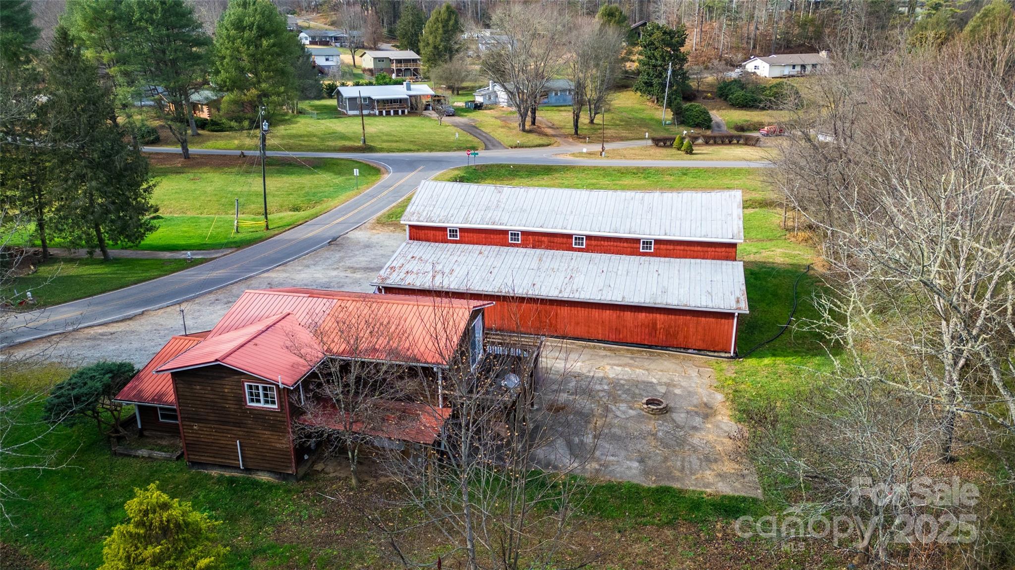 1137 Saunders Road Franklin, NC 28734 - Photo 7 of 30 a view of yard with swimming pool and green space