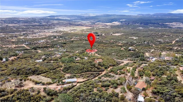 a view of city and mountain