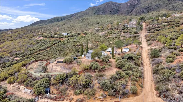 a view of city and mountain