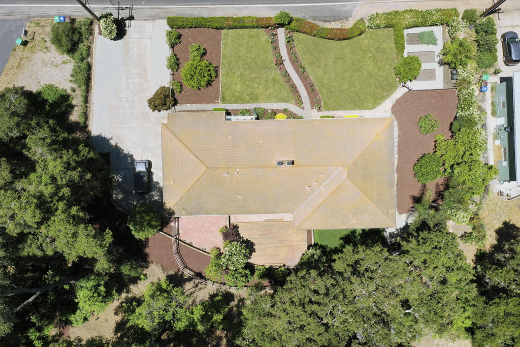 908 Vereda Del Ciervo Goleta, CA 93117 - Photo 3 of 35 an aerial view of residential house with outdoor space and swimming pool