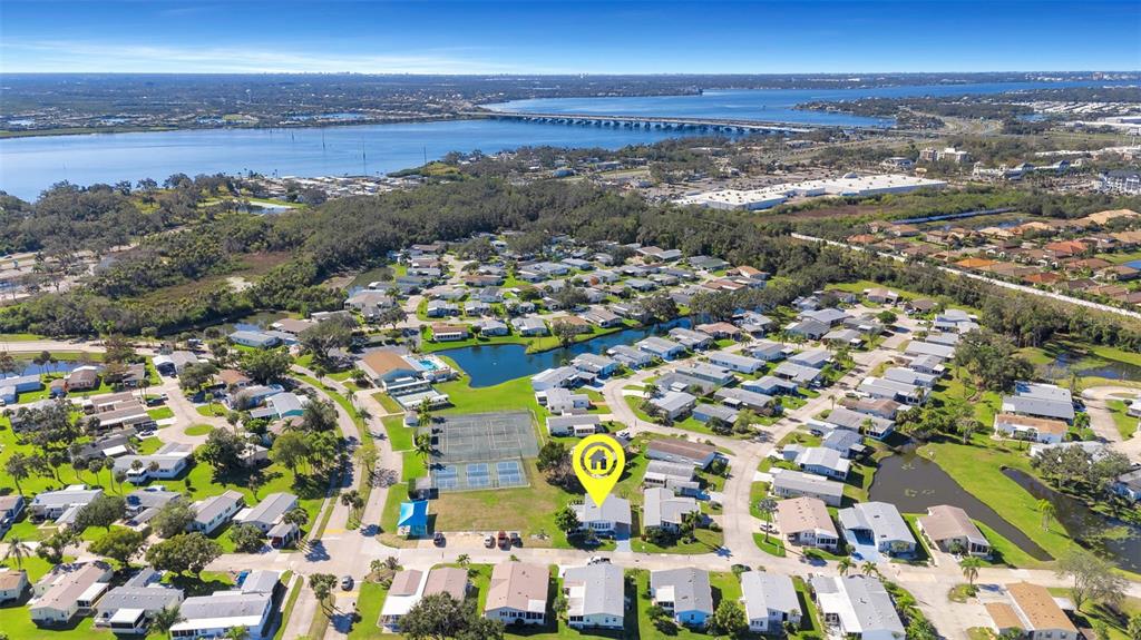 70 Mockingbird Lane Ellenton, FL 34222 - Photo 48 of 67 an aerial view of residential building and ocean
