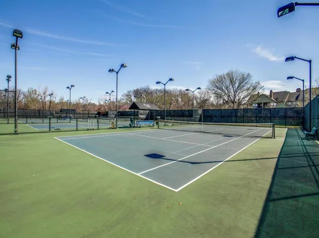 a view of tennis court