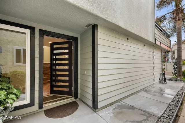 a view of outdoor space and deck kitchen