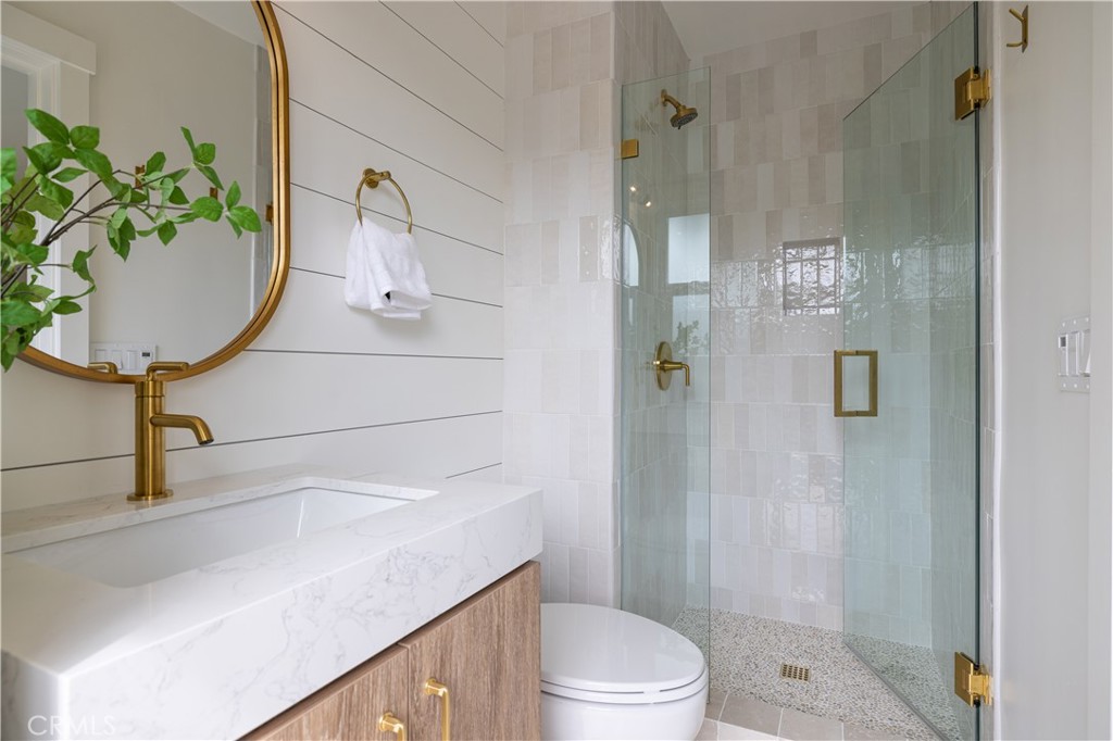 1609 Ruth Lane Newport Beach, CA 92660 - Photo 16 of 39 a bathroom with a sink toilet and shower