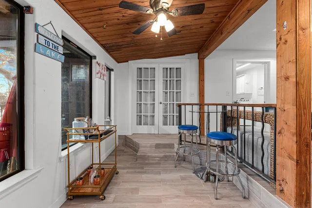 a room with furniture and window