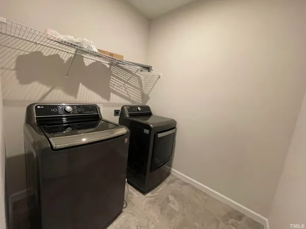 a close view of utility room