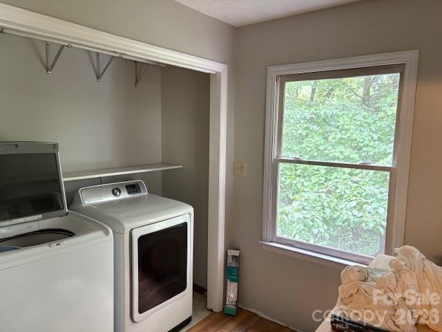 3166 Holly Road Connelly Springs, NC 28612 - Photo 2 of 41 a utility room with dryer and washer