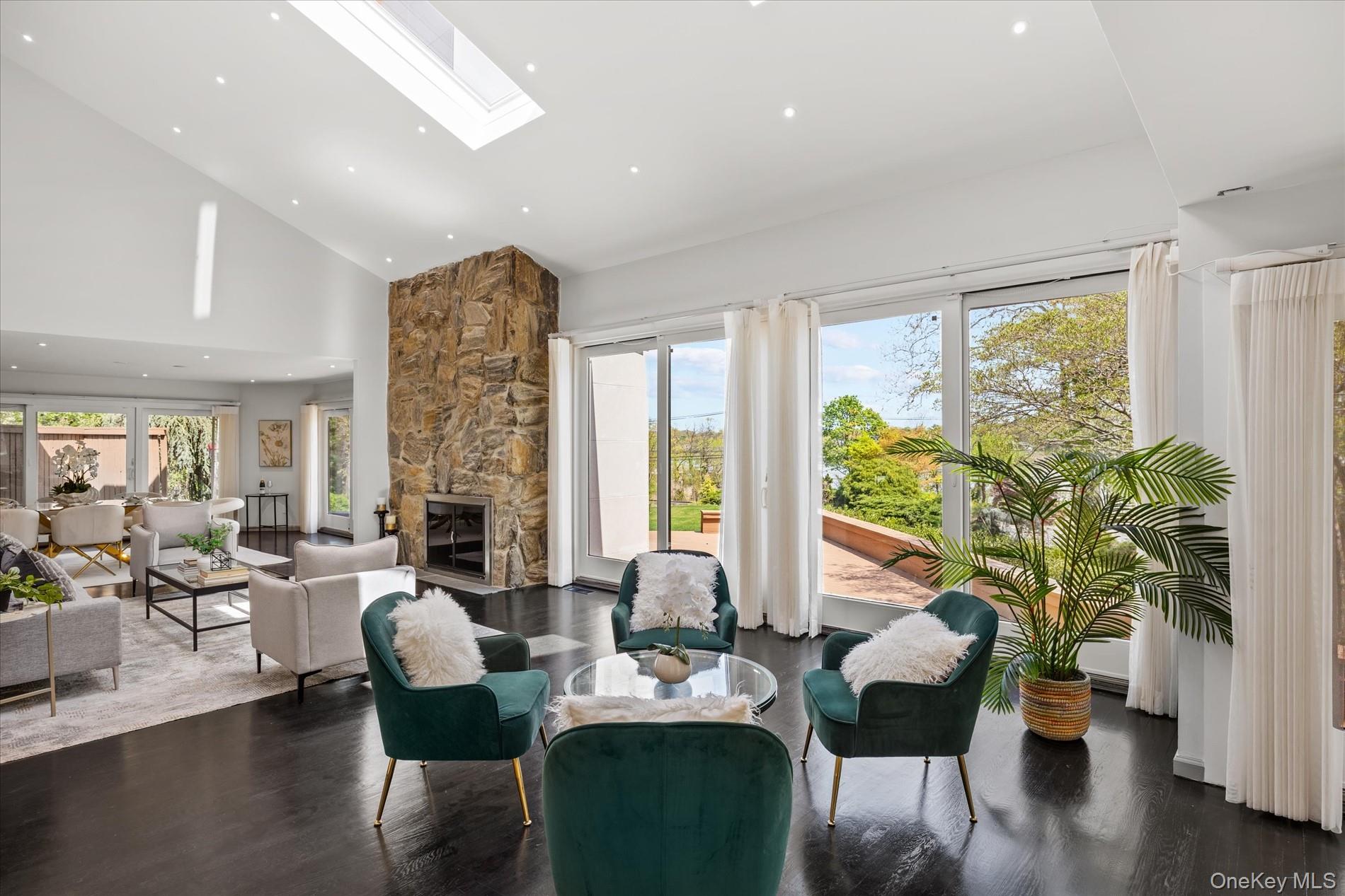 369 East Shore Road Great Neck, NY 11023 - Photo 8 of 43 Spacious family room with skylight