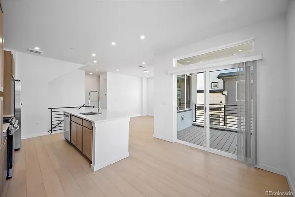 a view of a house with a deck