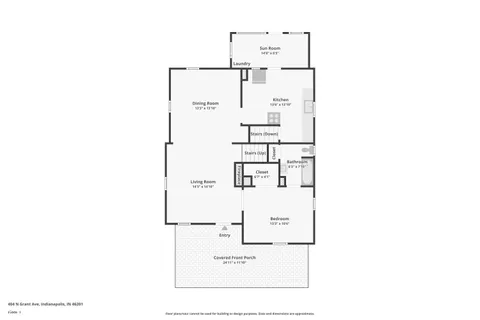 $115,000 | 404 North Grant Avenue, Indianapolis, IN 46201