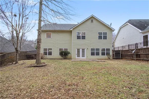 a house view with a outdoor space