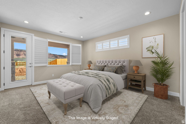 1930 Crimson Road Kanab, UT 84741 - Photo 13 of 46 Staged Primary Bedroom