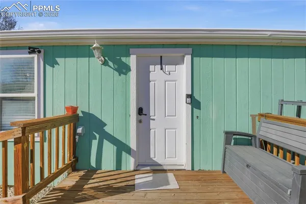 a view of outdoor space and deck