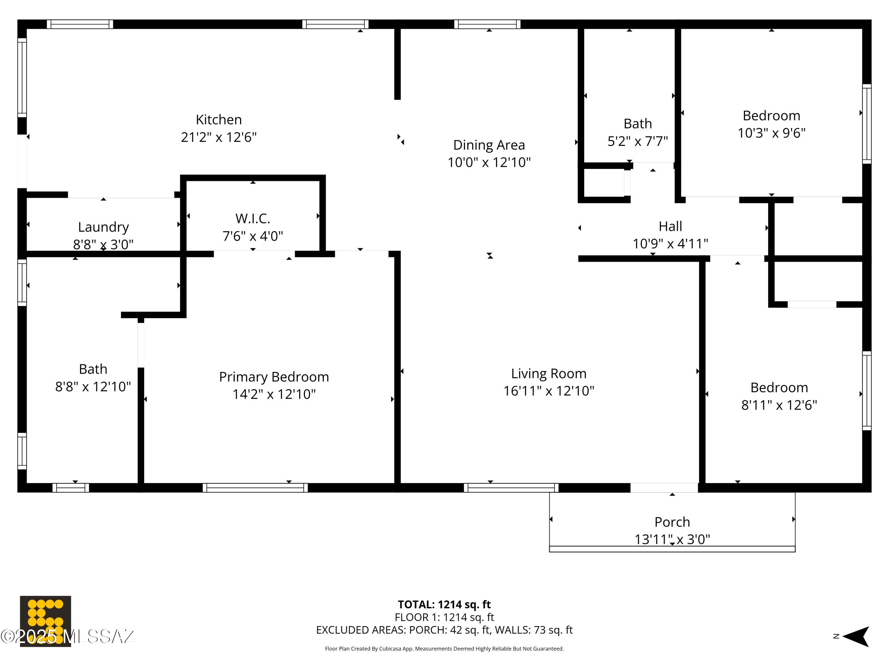744 West Simmons Road Tucson, AZ 85705 - Photo 26 of 27 Floor Plan
