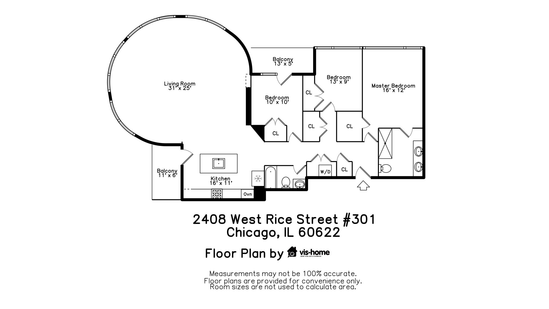 2408 West Rice Street, Unit 301 Chicago, IL 60622 - Photo 20 of 20 a picture of a wall with a white wall and a painting