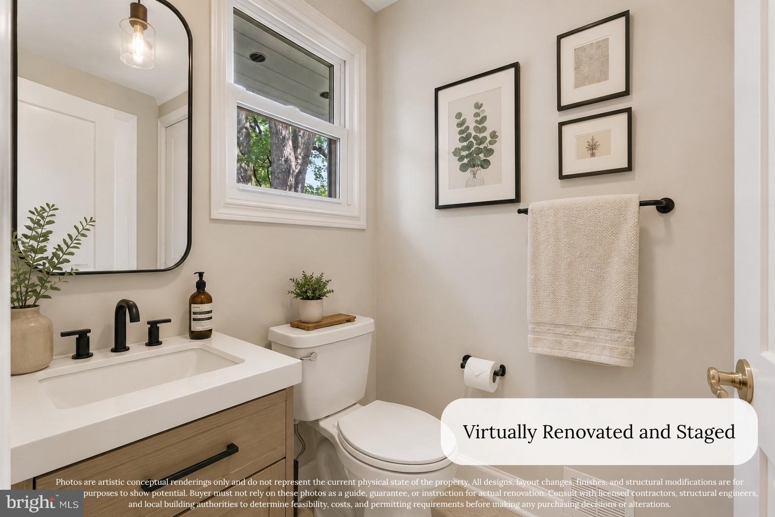 1712 Birch Road McLean, VA 22101 - Photo 27 of 59 Virtually renovated primary bedroom ensuite bath