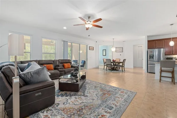 a work room with furniture and window