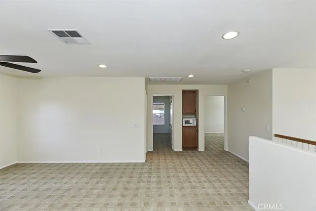 a view of an empty room