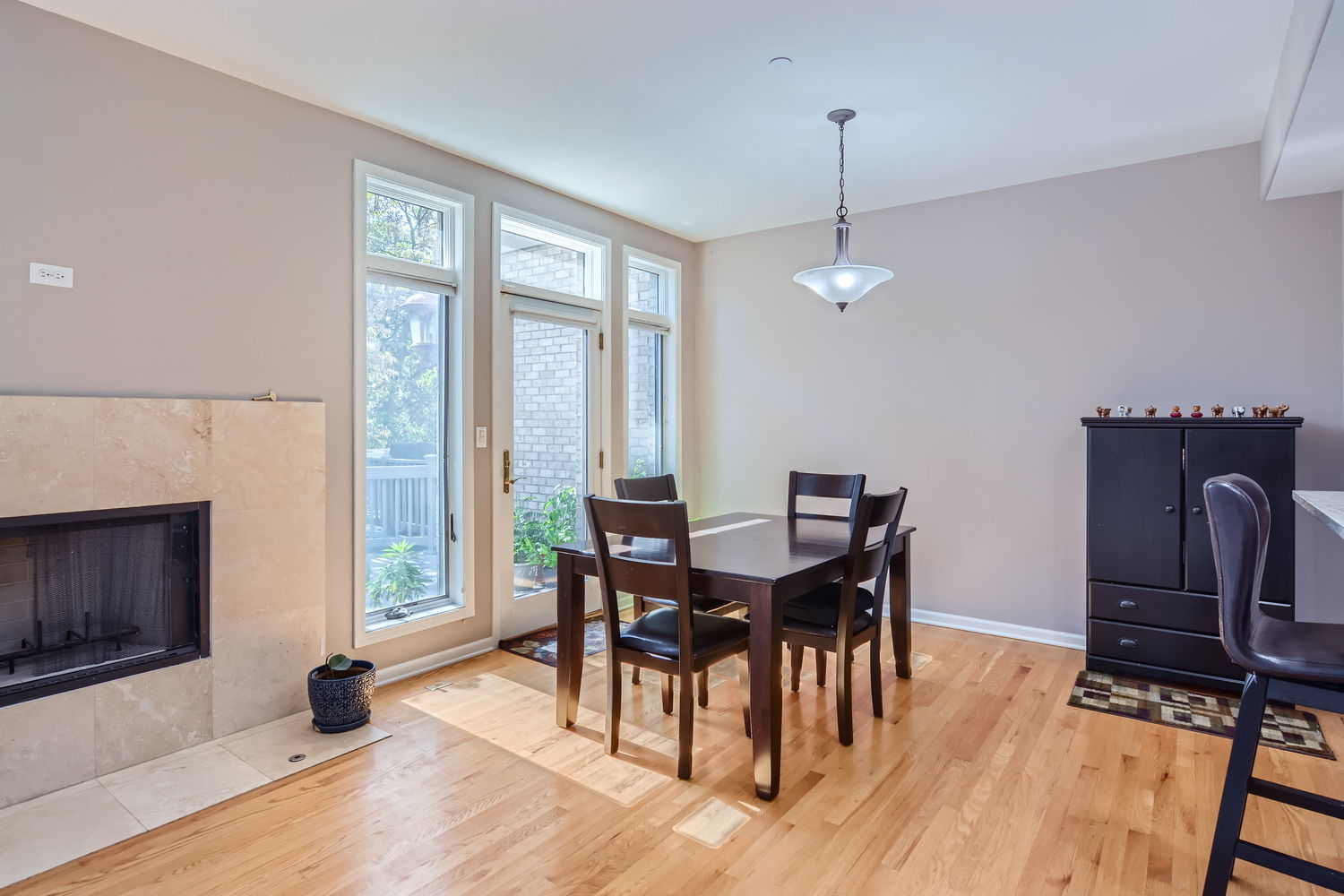 1419 Rue Paris Place Inverness, IL 60067 - Photo 13 of 28 a view of a dining room with furniture window and wooden floor